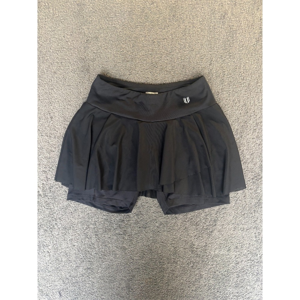 Eleven by Venus Williams Outskirt Shortie Womens Size Small Black Elastic Waist